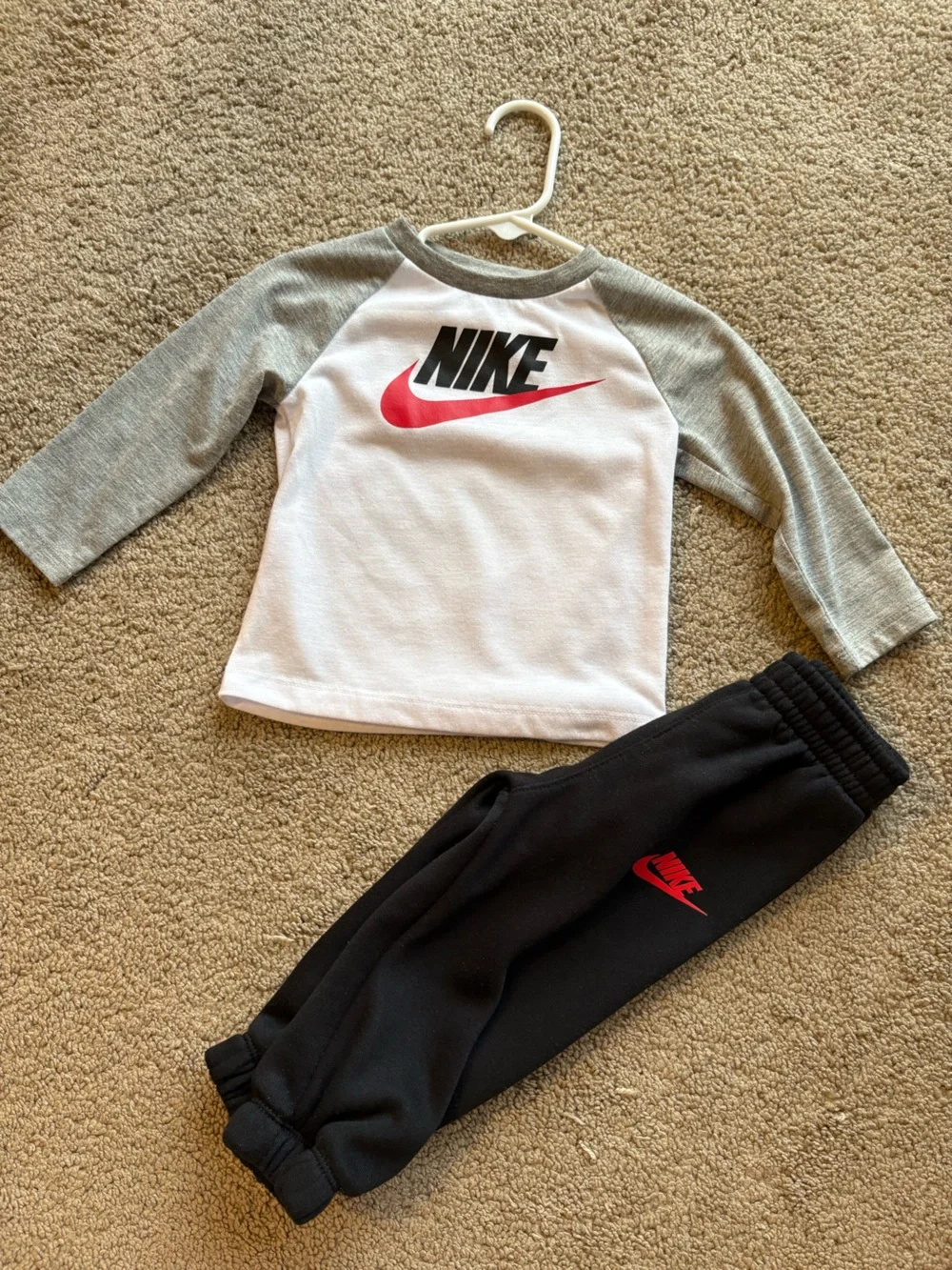 Nike Baby Black Jogger Set